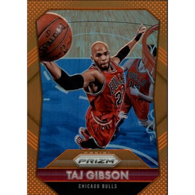2015-16 Panini Prizm Prizms Orange #193 Taj Gibson