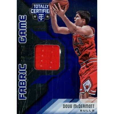 2015-16 Totally Certified Fabric of the Game Materials Blue #FGDM Doug McDermott/49