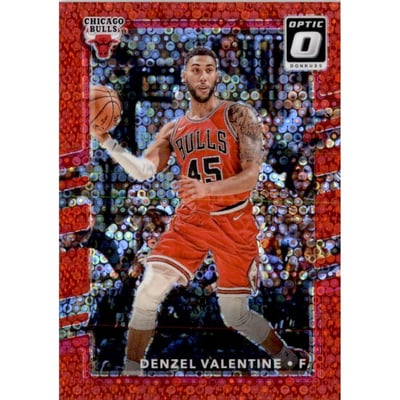 2017-18 Donruss Optic Fast Break Red #24 Denzel Valentine