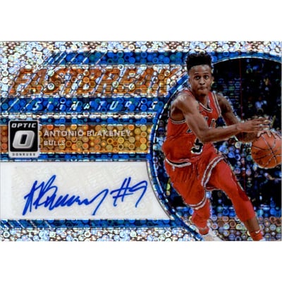 2017-18 Donruss Optic Fast Break Signatures #86 Antonio Blakeney