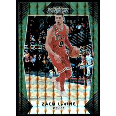 2017-18 Panini Prizm Mosaic Green #89 Zach LaVine