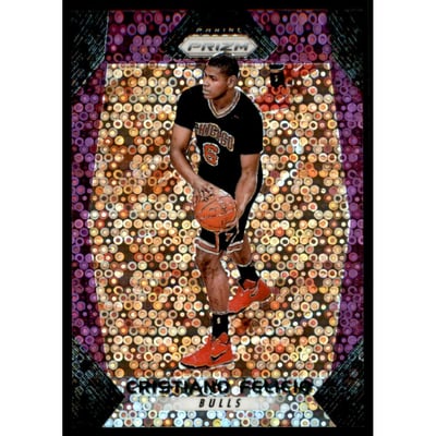 2017-18 Panini Prizm Prizms Fast Break Purple #243 Cristiano Felicio