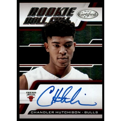 2018-19 Certified Rookie Roll Call Autographs #21 Chandler Hutchison