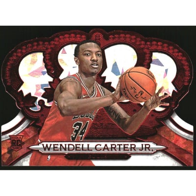 2018-19 Crown Royale Crystal Red #83 Wendell Carter Jr.