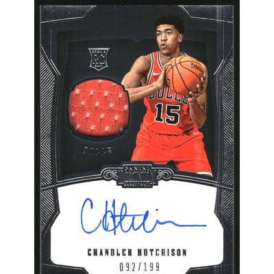 2018-19 Panini Dominion #164 Chandler Hutchison JSY AU