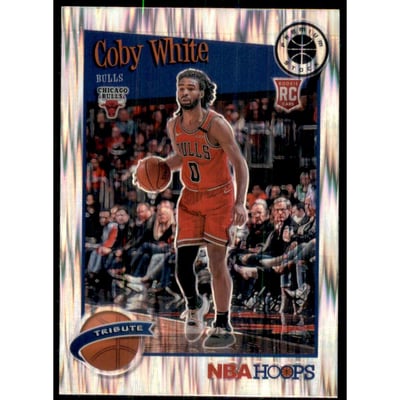 2019-20 Hoops Premium Stock Prizms Flash #295 Coby White