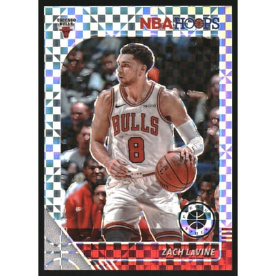 2019-20 Hoops Premium Stock Prizms Premium Set #25 Zach LaVine