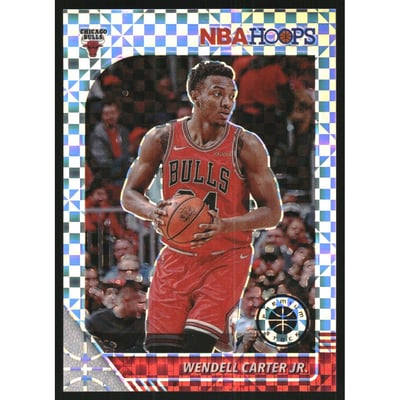 2019-20 Hoops Premium Stock Prizms Premium Set #29 Wendell Carter Jr.