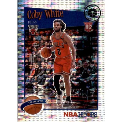 2019-20 Hoops Premium Stock Prizms Pulsar #295 Coby White