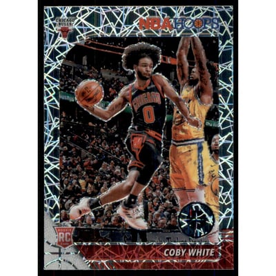2019-20 Hoops Premium Stock Prizms Silver Laser #204 Coby White