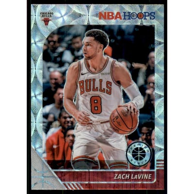 2019-20 Hoops Premium Stock Prizms Silver Scope #25 Zach LaVine