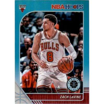 2019-20 Hoops Premium Stock Prizms Teal #25 Zach LaVine