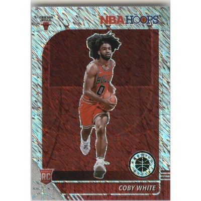 2019-20 Hoops Premium Stock Rookie Variations Shimmer #204 Coby White