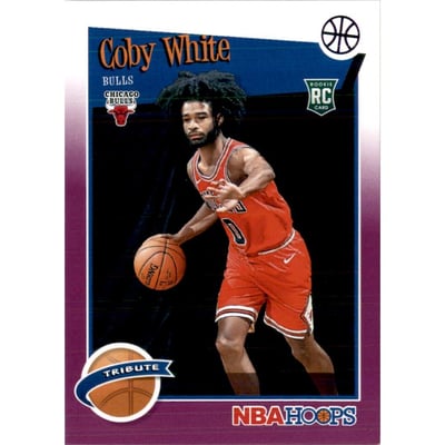 2019-20 Hoops Purple #295 Coby White