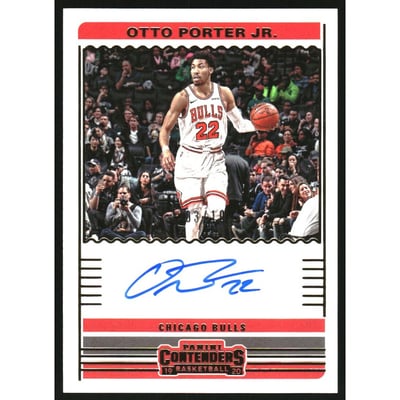 2019-20 Panini Contenders Contenders Autographs Gold #33 Otto Porter Jr.