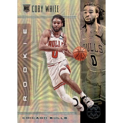 2019-20 Panini Illusions Trophy Collection Emerald #163 Coby White