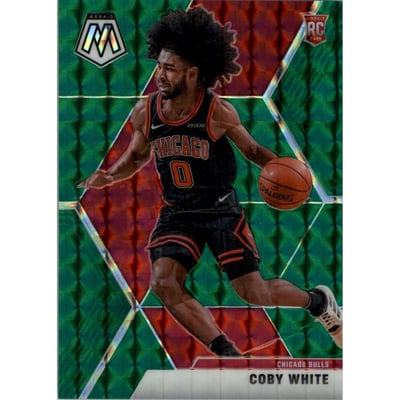 2019-20 Panini Mosaic Mosaic Green #211 Coby White