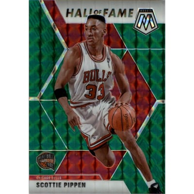 2019-20 Panini Mosaic Mosaic Green #292 Scottie Pippen HOF