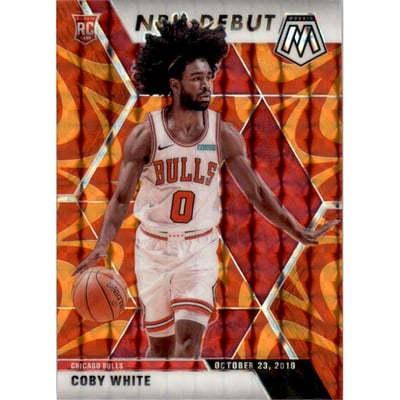 2019-20 Panini Mosaic Mosaic Orange Reactive #264 Coby White