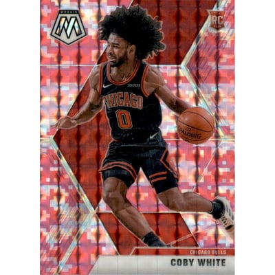 2019-20 Panini Mosaic Mosaic Pink Camo #211 Coby White