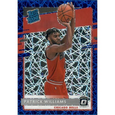 2020-21 Donruss Optic Blue Velocity #154 Patrick Williams RR