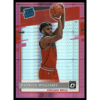 2020-21 Donruss Optic Hyper Pink #154 Patrick Williams RR