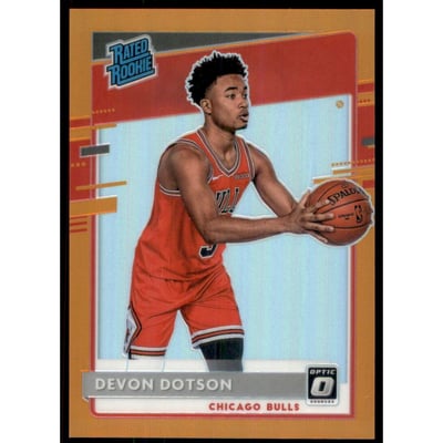 2020-21 Donruss Optic Orange #173 Devon Dotson RR