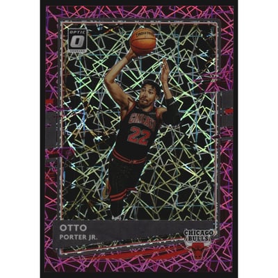 2020-21 Donruss Optic Pink Velocity #80 Otto Porter Jr.