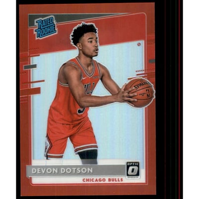 2020-21 Donruss Optic Red #173 Devon Dotson RR