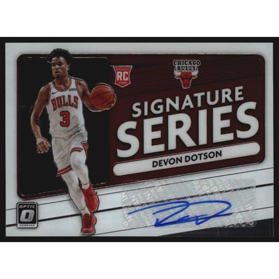 2020-21 Donruss Optic Signature Series #100 Devon Dotson
