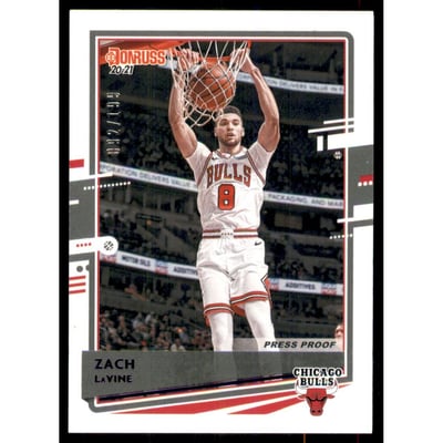 2020-21 Donruss Press Proof Purple #169 Zach LaVine