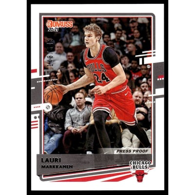 2020-21 Donruss Press Proof Silver #188 Lauri Markkanen
