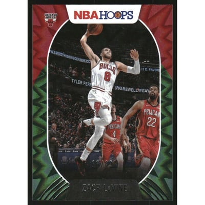 2020-21 Hoops Green Explosion #196 Zach LaVine
