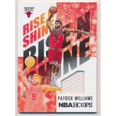 2020-21 Hoops Rise N Shine Memorabilia #34 Patrick Williams