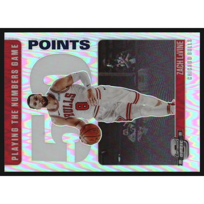 2020-21 Panini Contenders Optic Playing the Numbers Game #5 Zach LaVine