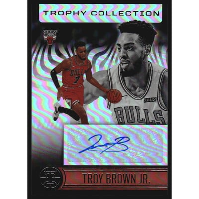 2020-21 Panini Illusions Trophy Collection Signatures #51 Troy Brown Jr.