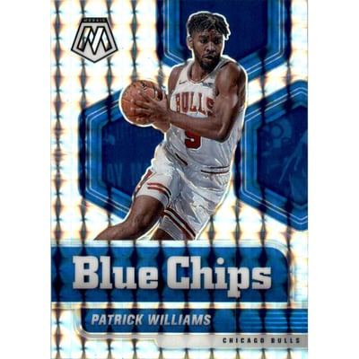 2020-21 Panini Mosaic Blue Chips Mosaic #6 Patrick Williams