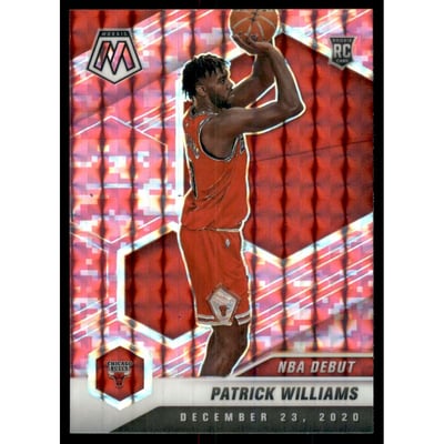2020-21 Panini Mosaic Mosaic Camo Pink #267 Patrick Williams