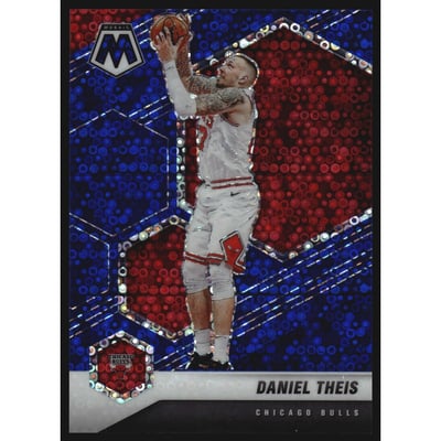 2020-21 Panini Mosaic Mosaic Fast Break Blue #139 Daniel Theis