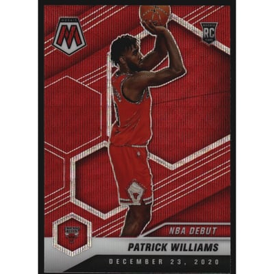 2020-21 Panini Mosaic Mosaic Red Wave #267 Patrick Williams