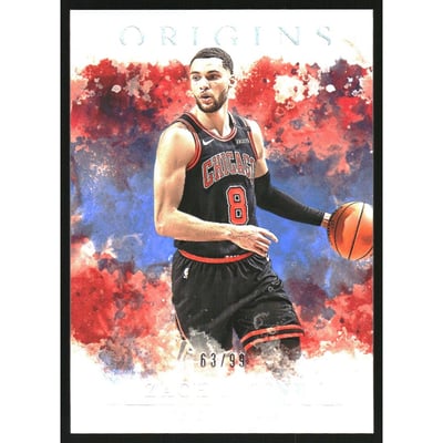 2020-21 Panini Origins Blue #18 Zach LaVine