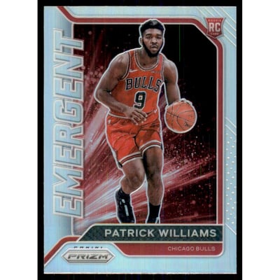 2020-21 Panini Prizm Emergent Prizms Silver #5 Patrick Williams