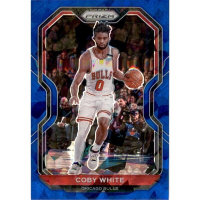 2020-21 Panini Prizm Prizms Blue Ice #69 Clint Capela