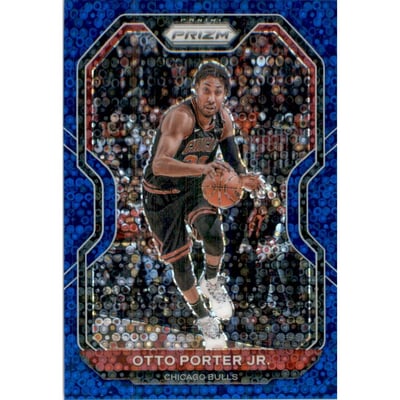 2020-21 Panini Prizm Prizms Fast Break Blue #156 Otto Porter Jr.