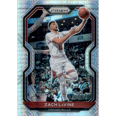 2020-21 Panini Prizm Prizms Hyper #234 Zach LaVine