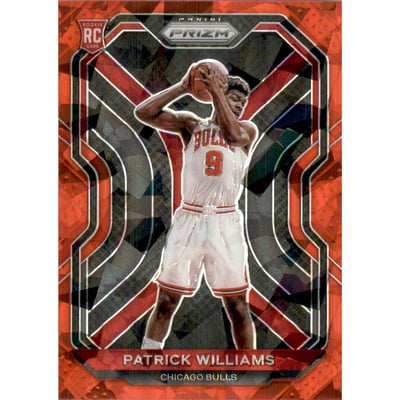 2020-21 Panini Prizm Prizms Red Ice #288 Patrick Williams