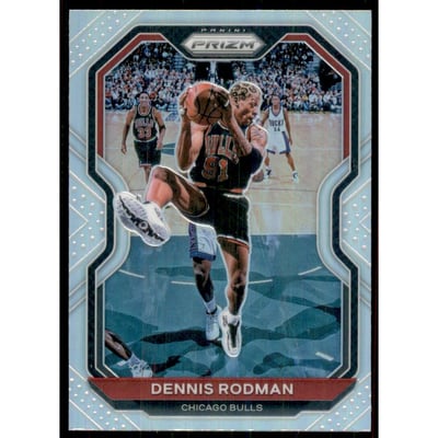 2020-21 Panini Prizm Prizms Silver #166 Dennis Rodman