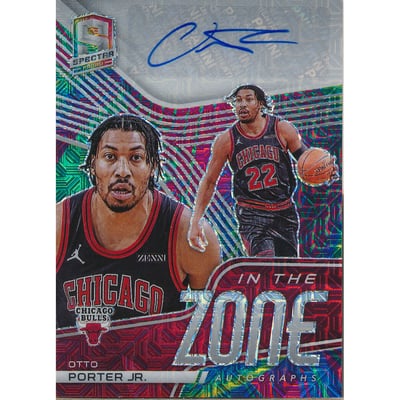 2020-21 Panini Spectra In The Zone Autographs Meta #3 Otto Porter Jr./25