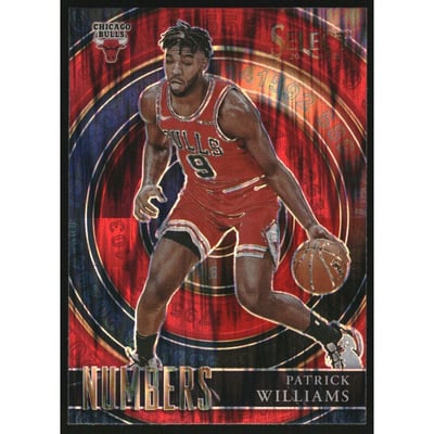 2020-21 Select Numbers Prizms Red #16 Patrick Williams