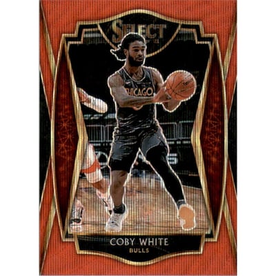 2020-21 Select Prizms Red Wave #103 Coby White